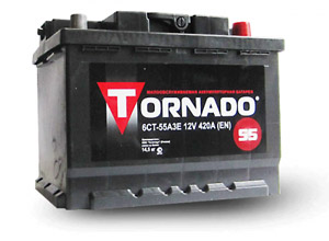 Аккумулятор Tornado 55