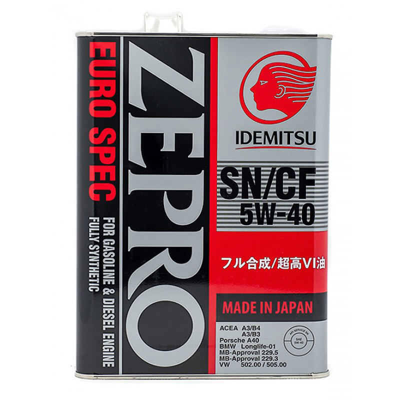 Моторное масло Idemitsu Zepro Euro Spec 5W-40