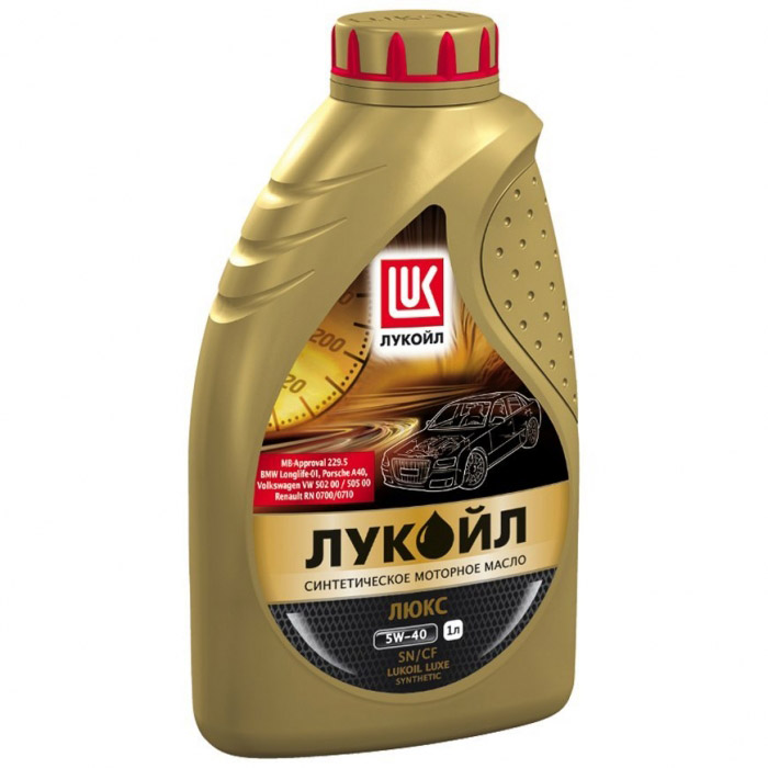 Моторное масло Лукойл Luxe Synthetic SN/CF 5W-40