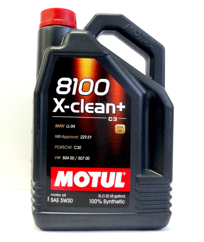 Моторное масло Motul 8100 X-clean 5W-30