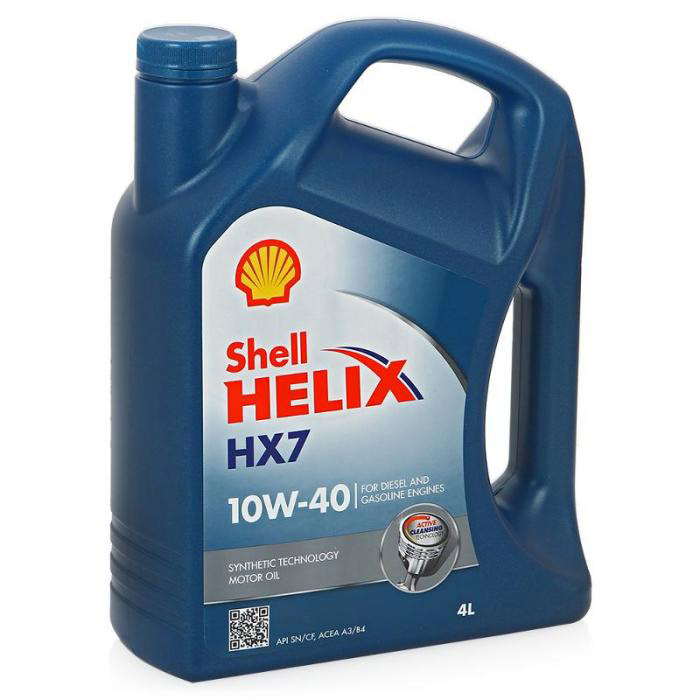 Моторное масло Shell Hellix 10W-40